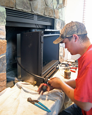 fireplace repair near me gas