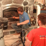 Fireplace inspection and cleaning service