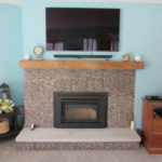 new fireplace makeover in kenosha wi