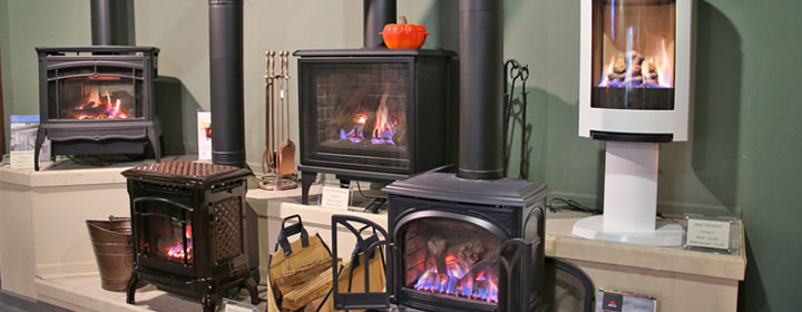 wood stoves, gas stoves, pellet stoves, and more for sale