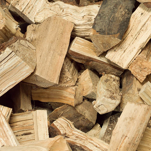 Hardwood logs in Lake Geneva, WI