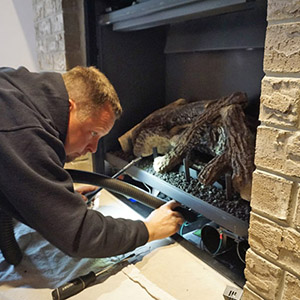 Gas fireplace cleaning & tune-up: $129.95 (normally $195)