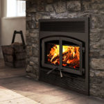 Re-burn Technology wood fireplace