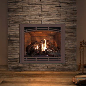 gas burning fireplace installation in Mukwonago WI