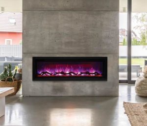electric fireplace install in WI