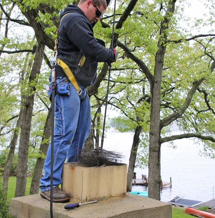 professional chimney cleaning, kenosha wi
