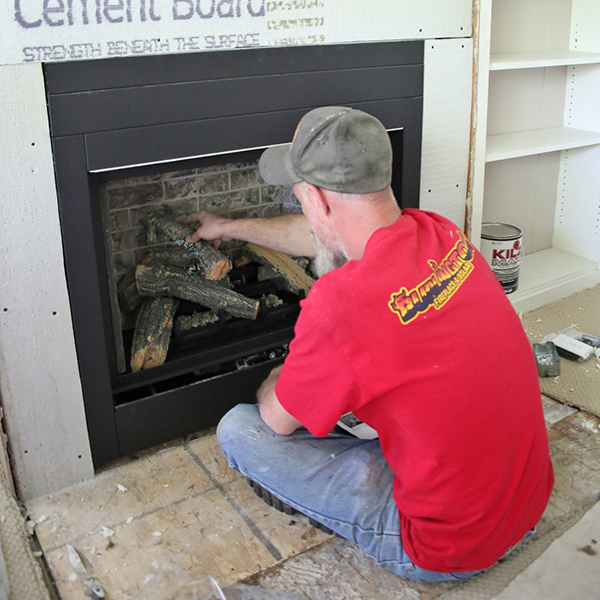 gas fireplace installation in oak creek wi