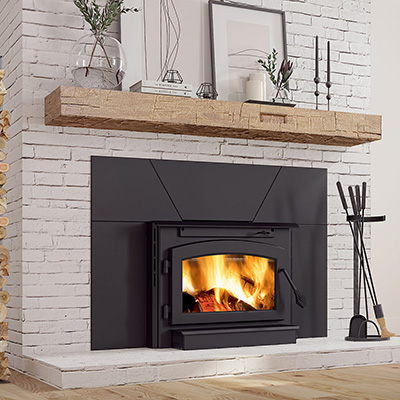 wood fireplace mantel in kenosha wi