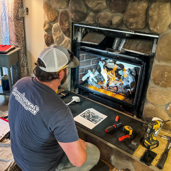 Oak creek wi fireplace install