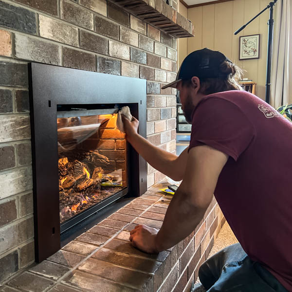 fireplace insert install in Burlington WI