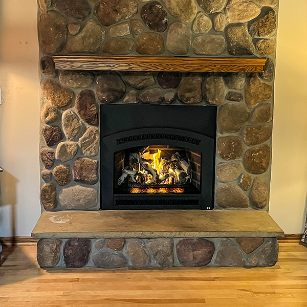 gas fireplace insert in Burlington WI