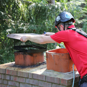 chimney cap installation in burlington wi
