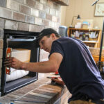 Fireplace insert installation in Burlington,WI.