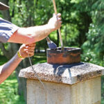chimney inspection cleaning in Burlington,WI.