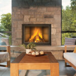 outdoor cozy fireplace in Antioch IL