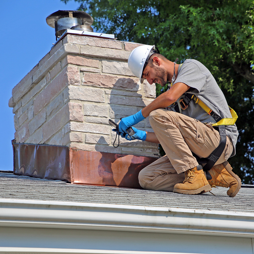 Chimney Flashing Repair in Janesville WI