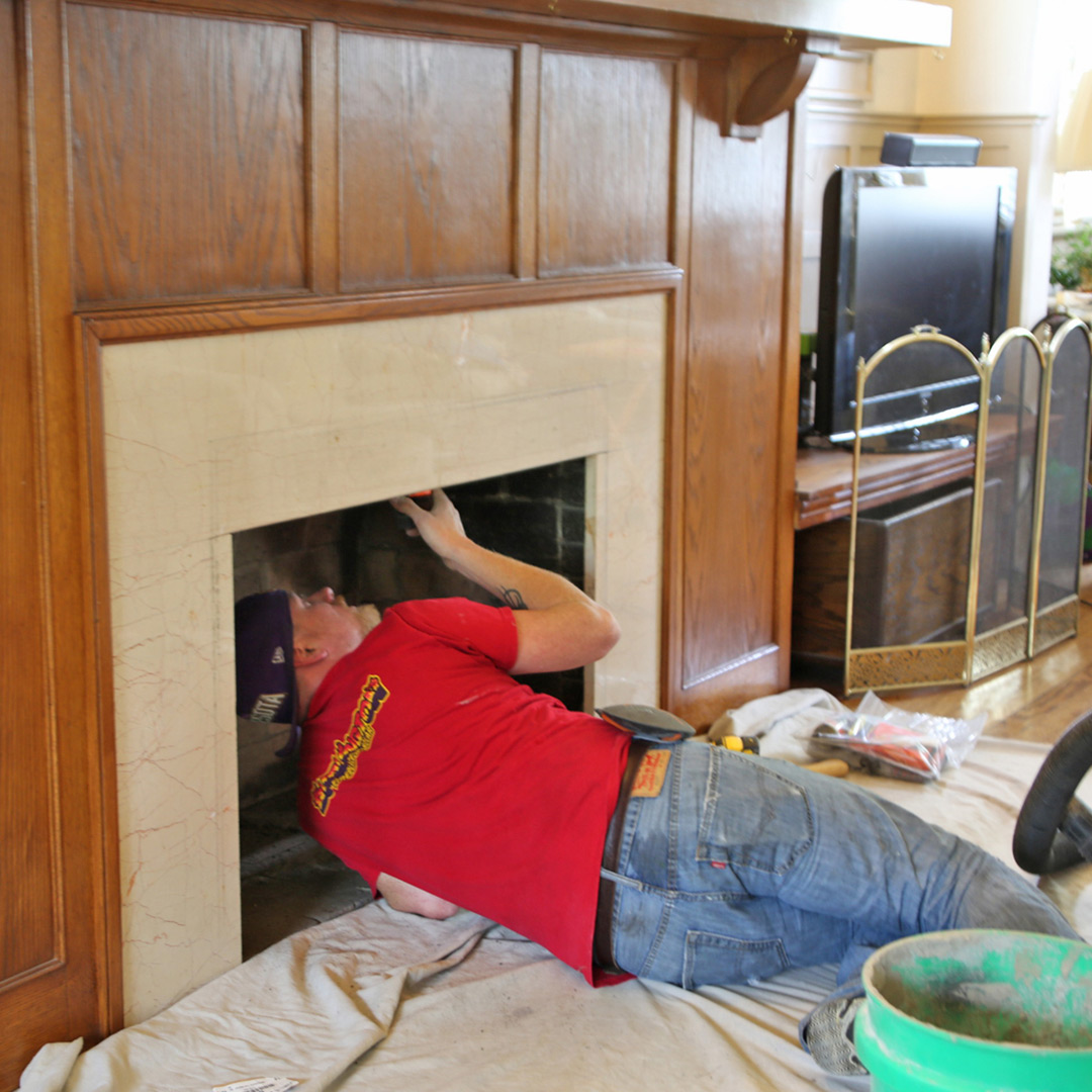 Professional Chimney cleaning in Janesville, WI.