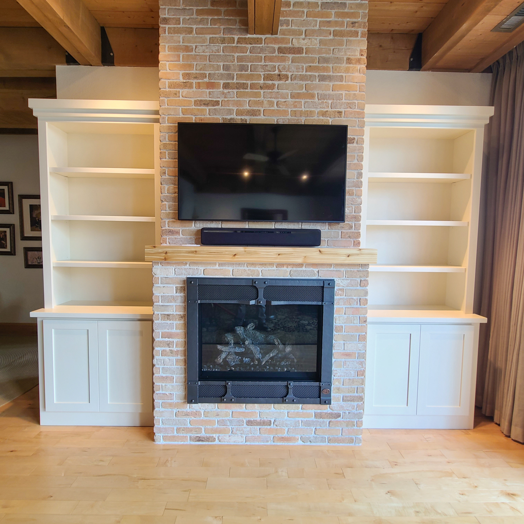 Custom fireplace mantels and surrounds in Lake Geneva, WI.
