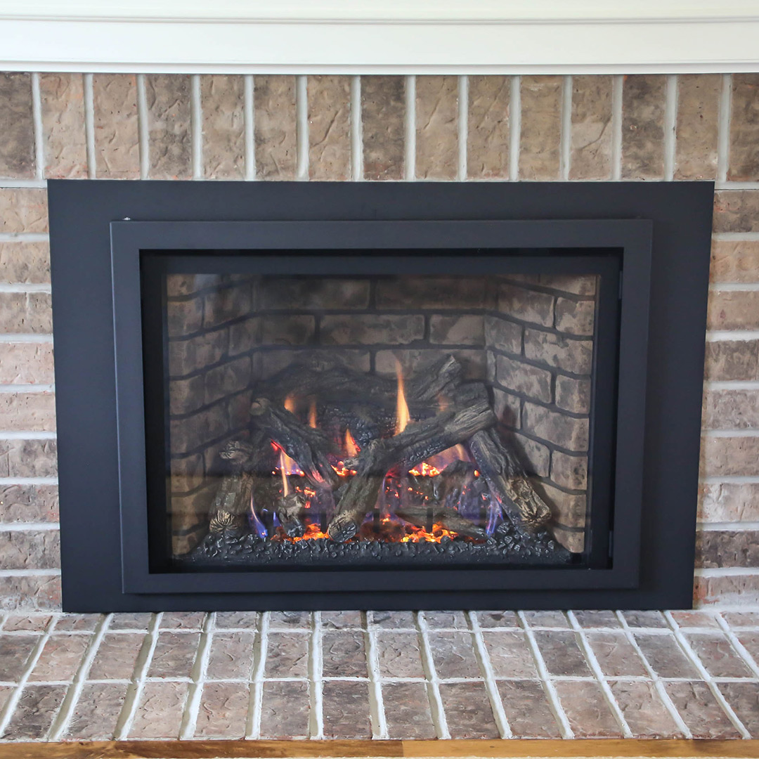 Fireplace changeout in Sussex, WI.