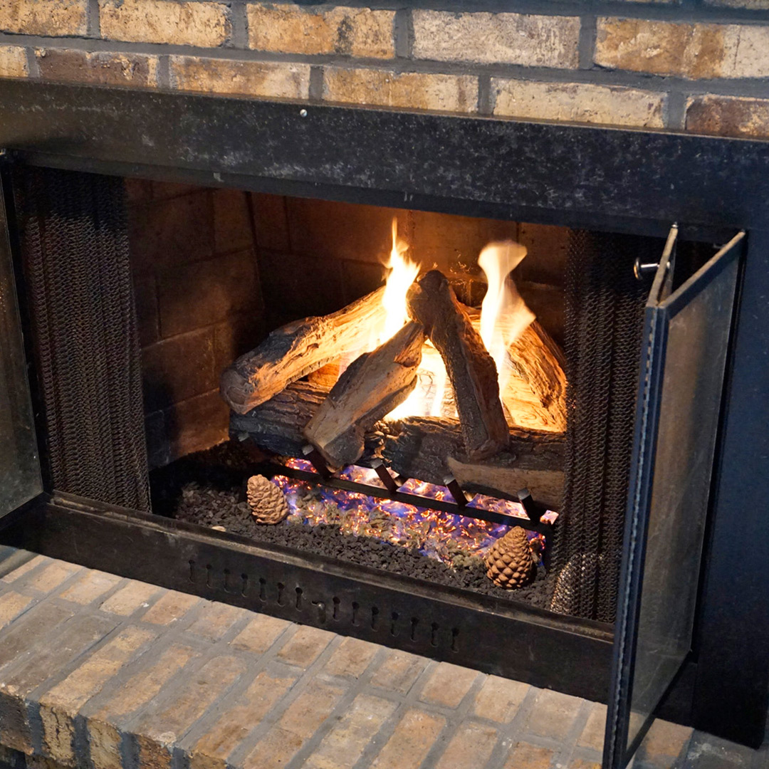 Fireplace insert installation in Milwaukee, WI.