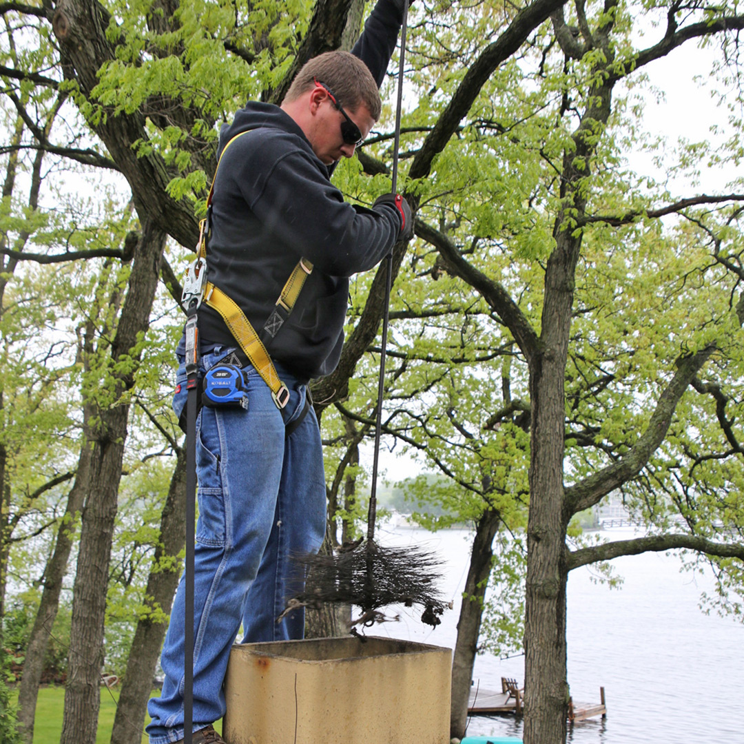 Professional chimney inspections and sweep services in Janesville, WI.