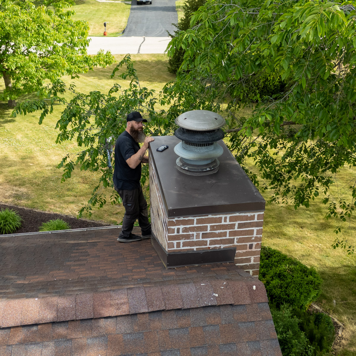 CSIA certified chimney inspections, wind lake wi