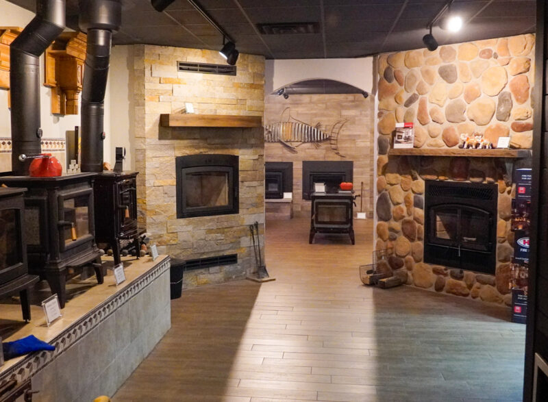 visit our fireplace showroom Wadsworth IL