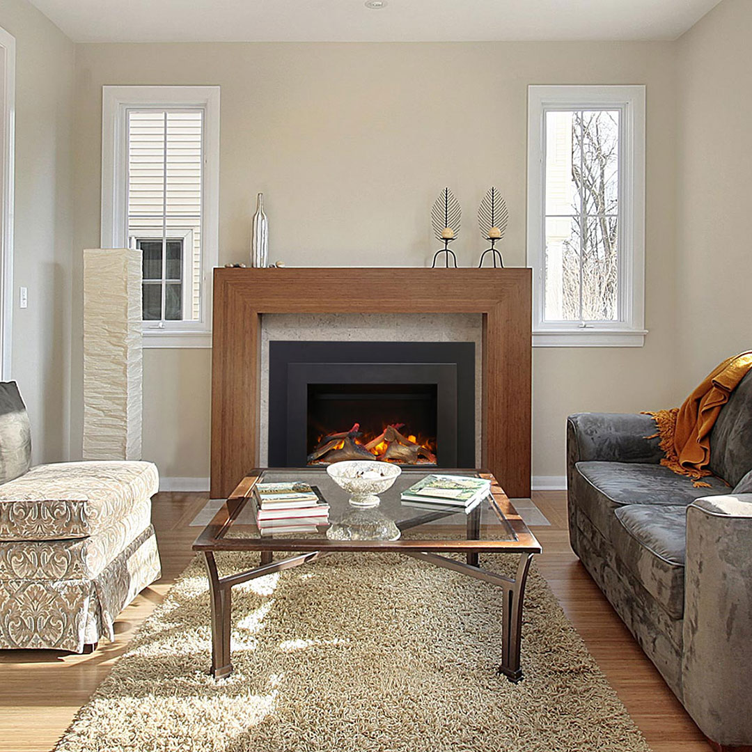Electric fireplace installation in Lake Geneva, WI